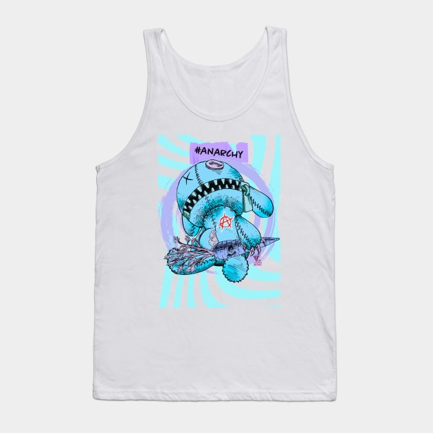Anarchist Bunny Tank Top by Viper Unconvetional Concept